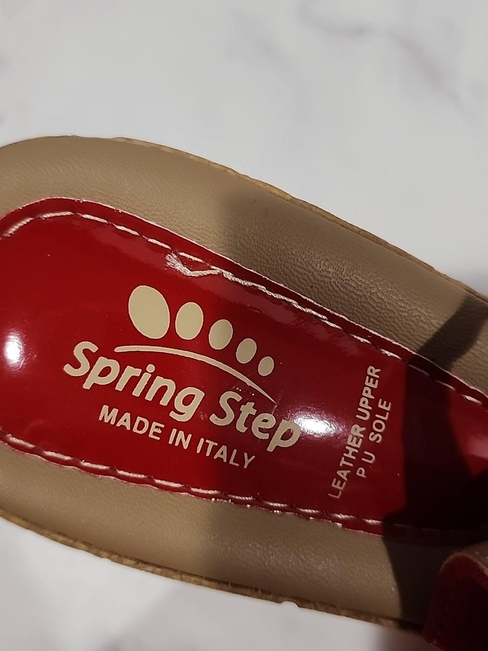 Spring Step Orella Red Open Toe Sandals - Picture 9 of 9